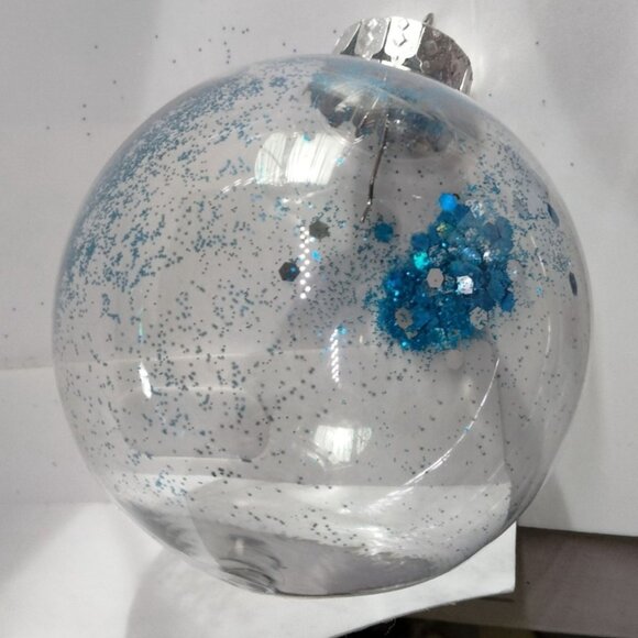 Clear Fillable Ornaments Christmas Holiday Crafts Plastic DIY Lot 6 - Picture 6 of 11